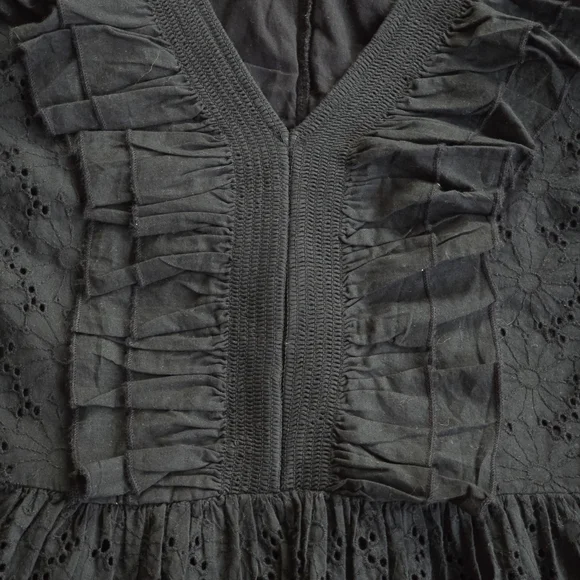 Y.A.S Yasmilda Black Ruffle Blouse - Picture 9 of 11